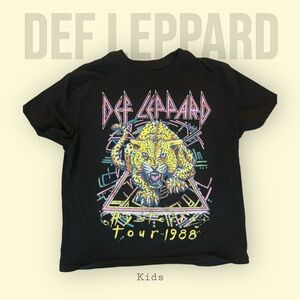 Def Leppard kids concert T-shirt